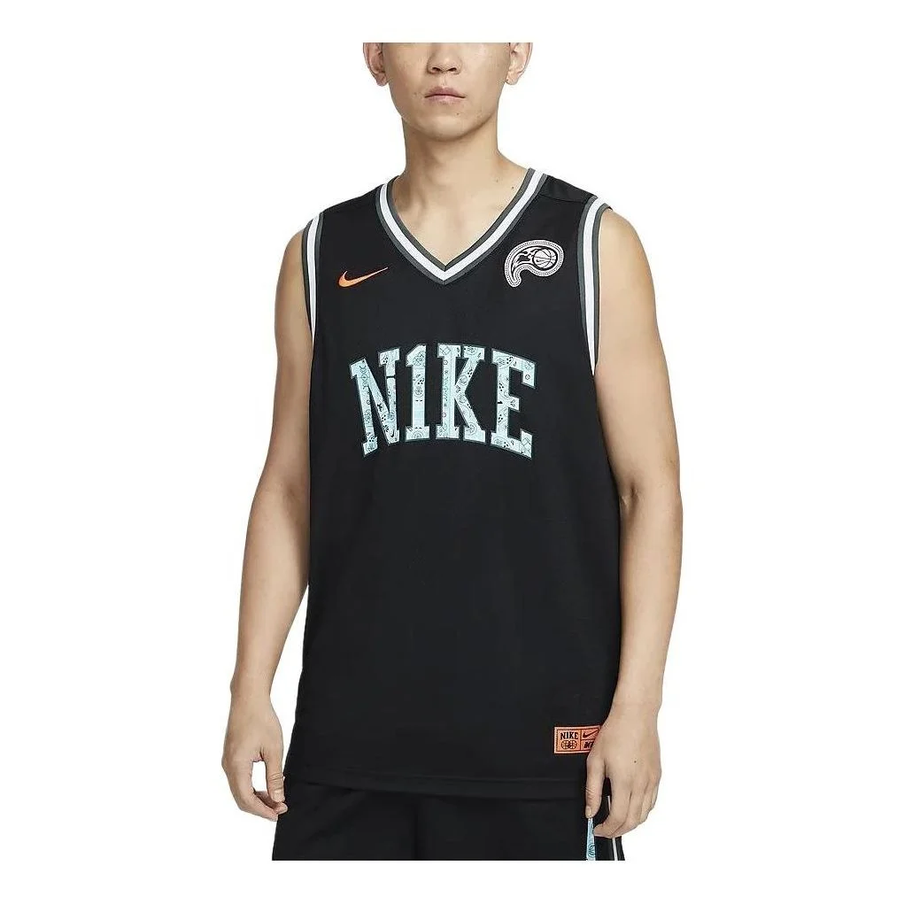 Nike Dri-Fit DNA Basketball Jersey 'Black Teal' HF6136-010 - 1
