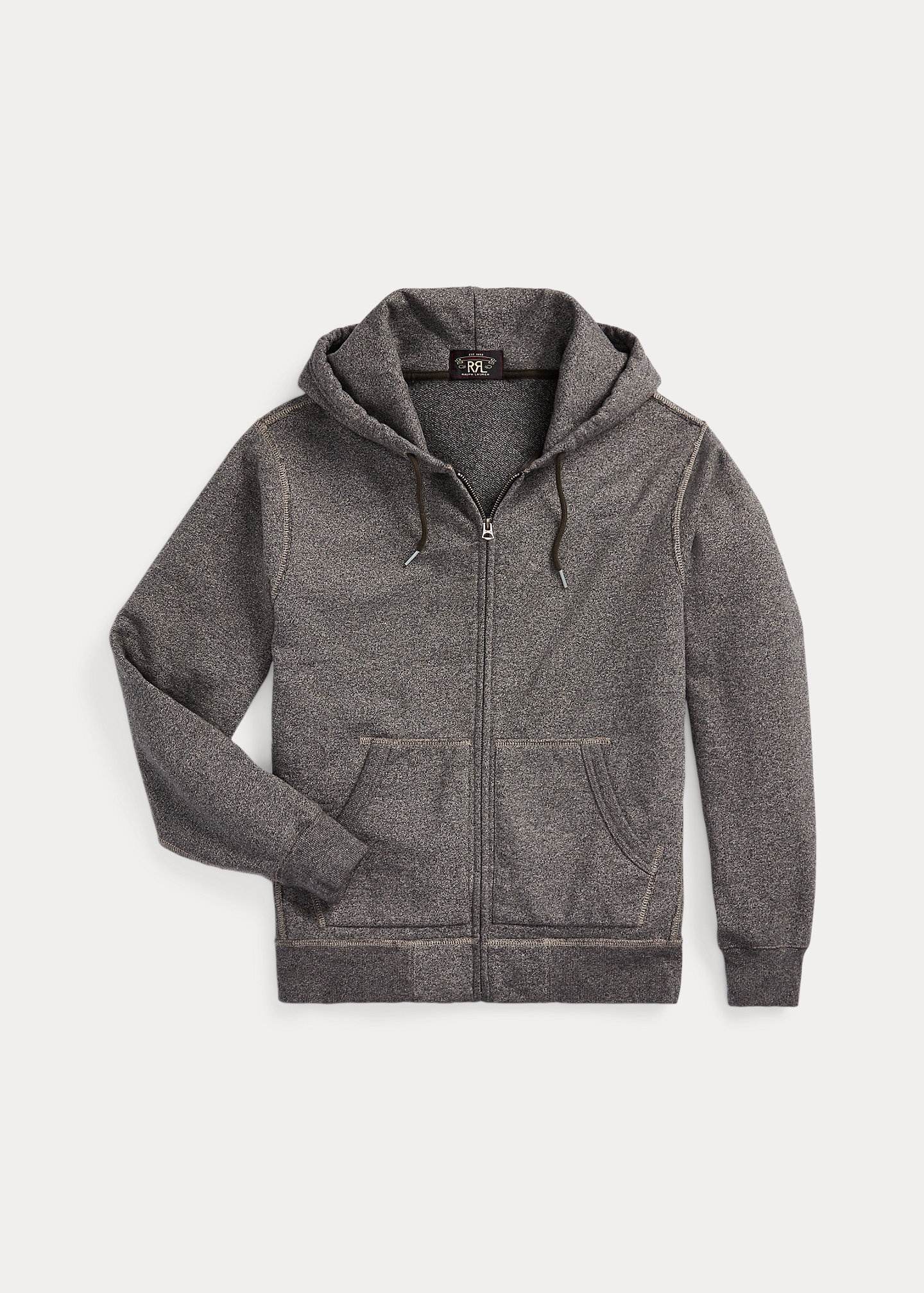 RRL by Ralph Lauren French Terry Full-Zip Hoodie | REVERSIBLE