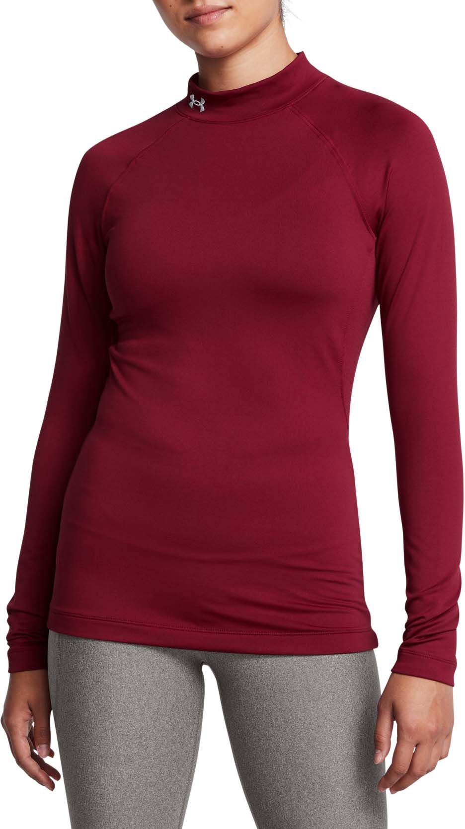 Under Armour Women's ColdGear Authentics Mock Neck Pullover 2.0 - 1