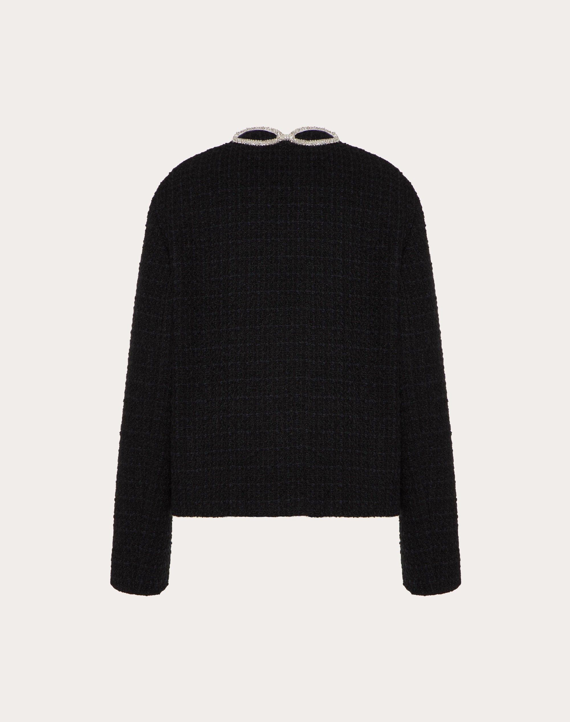 EMBROIDERED WOOL TWEED JACKET - 4