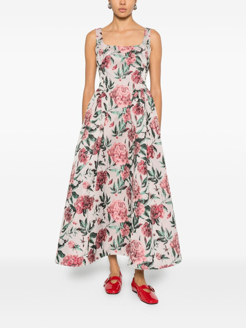 MARQUES’ALMEIDA floral midi dress outlook