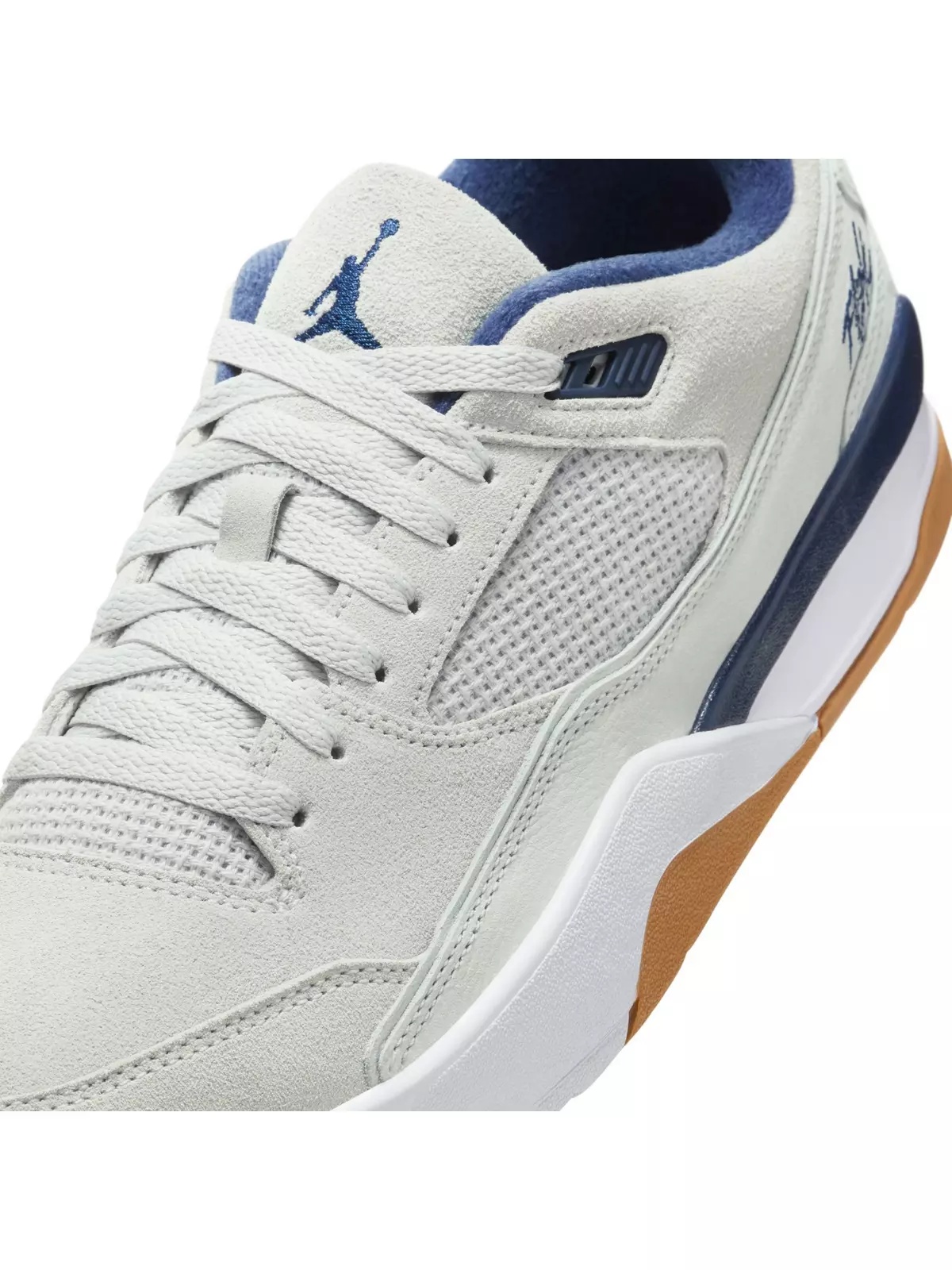 Flight Court "Neutral Grey/Midnight Navy/White" Men's Shoe - 10