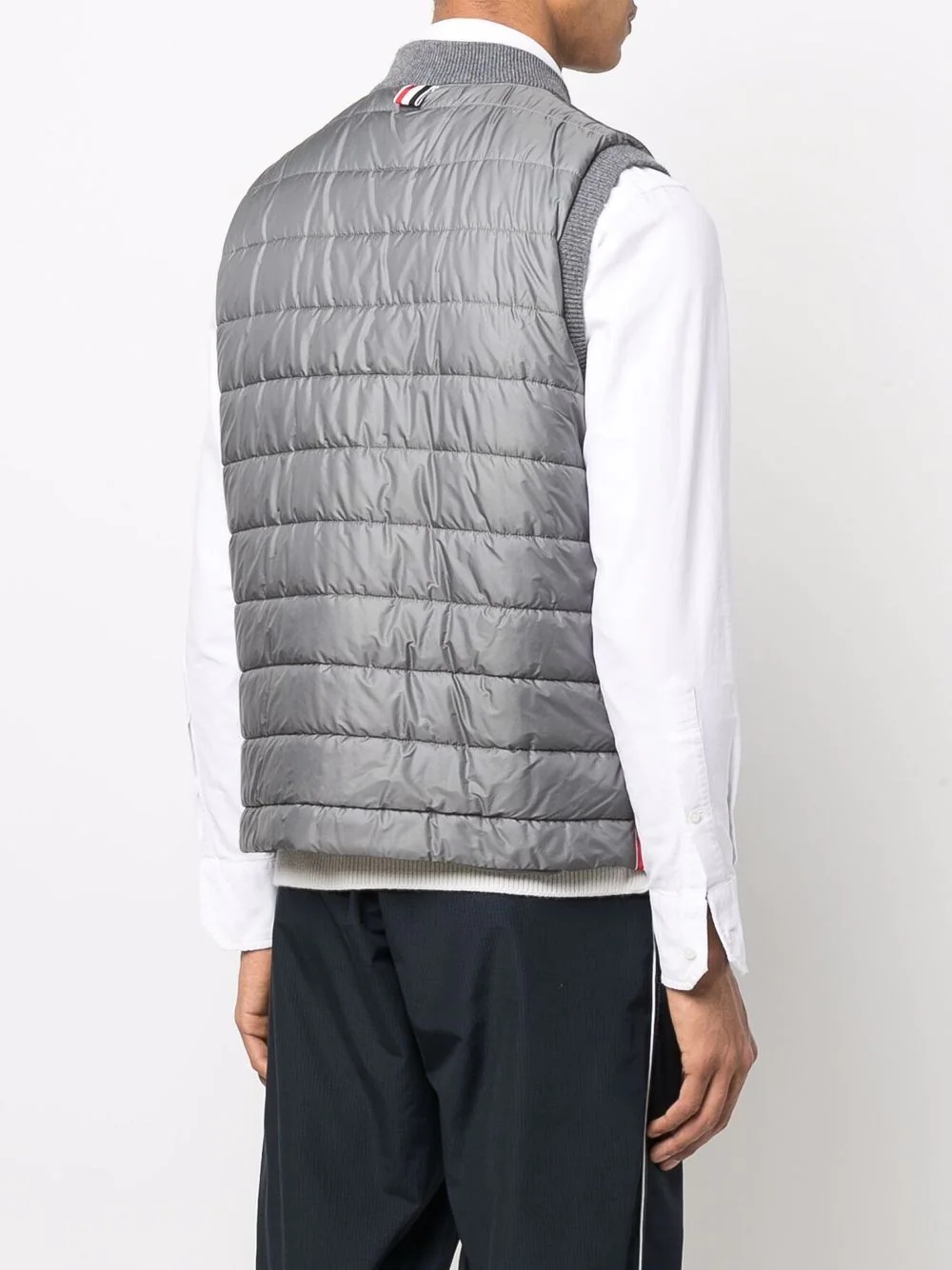 4-Bar stripped padded gilet - 4