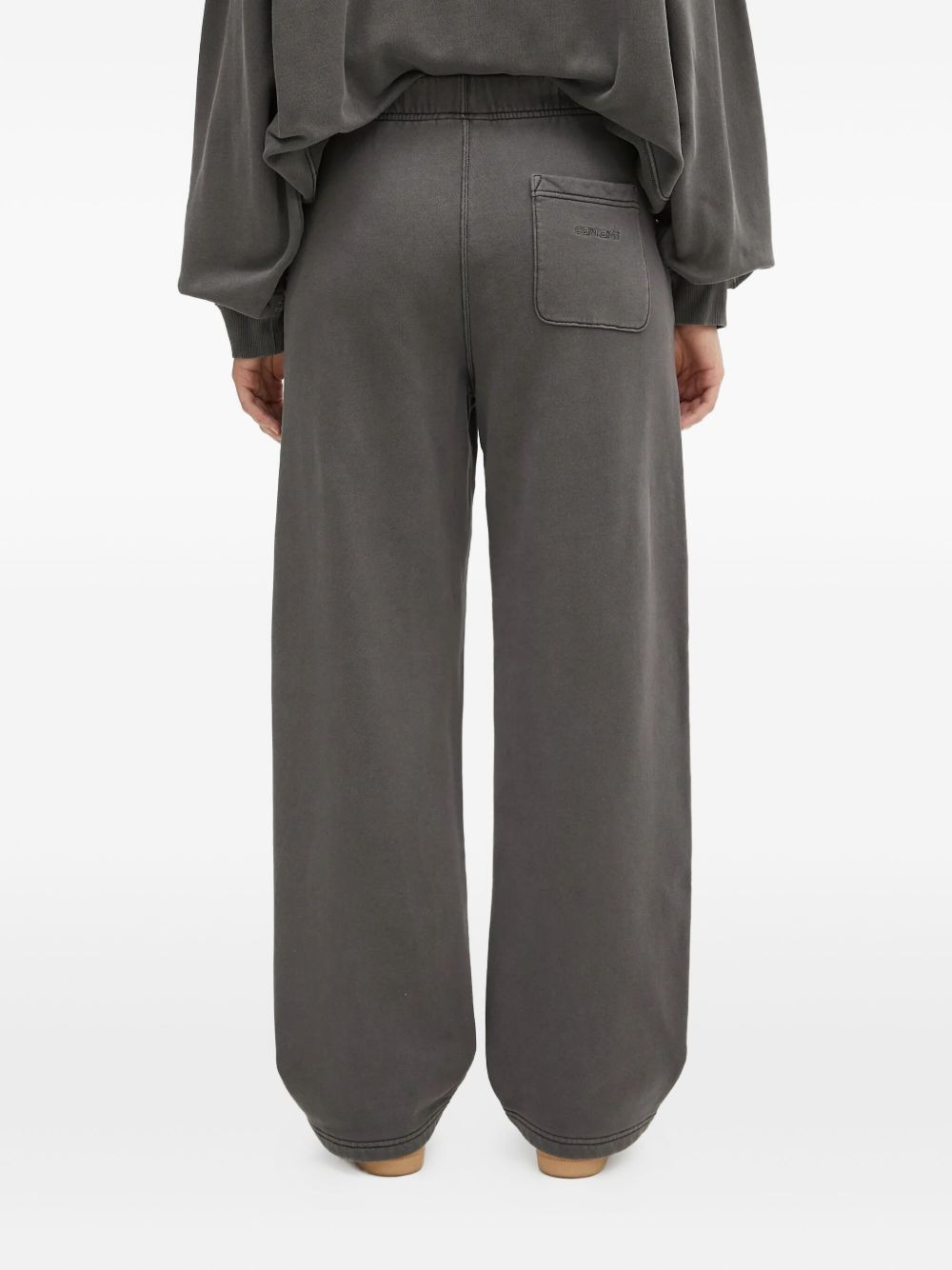embroidered-logo trousers - 4