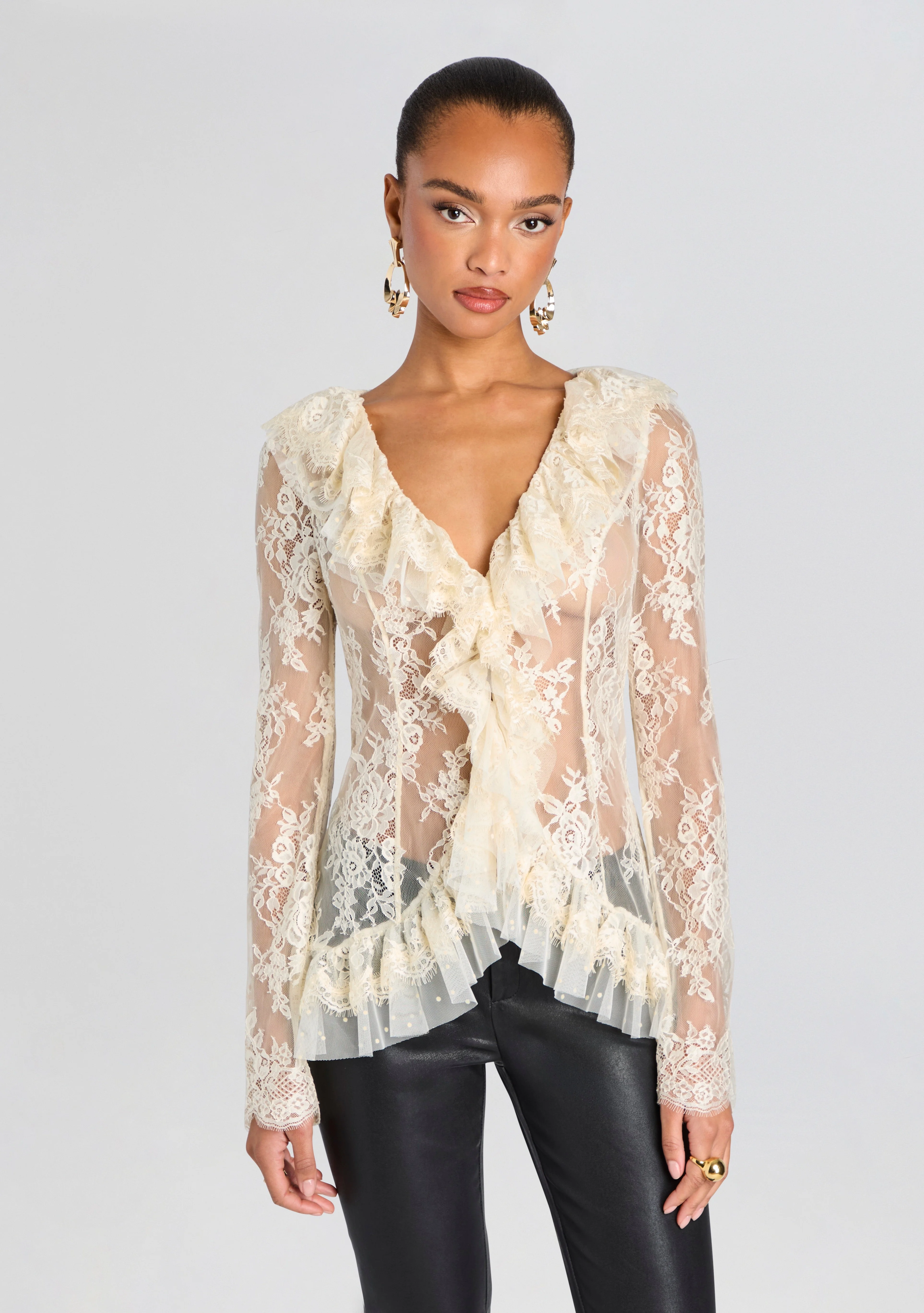 MARIPOSA LACE BLOUSE - 1