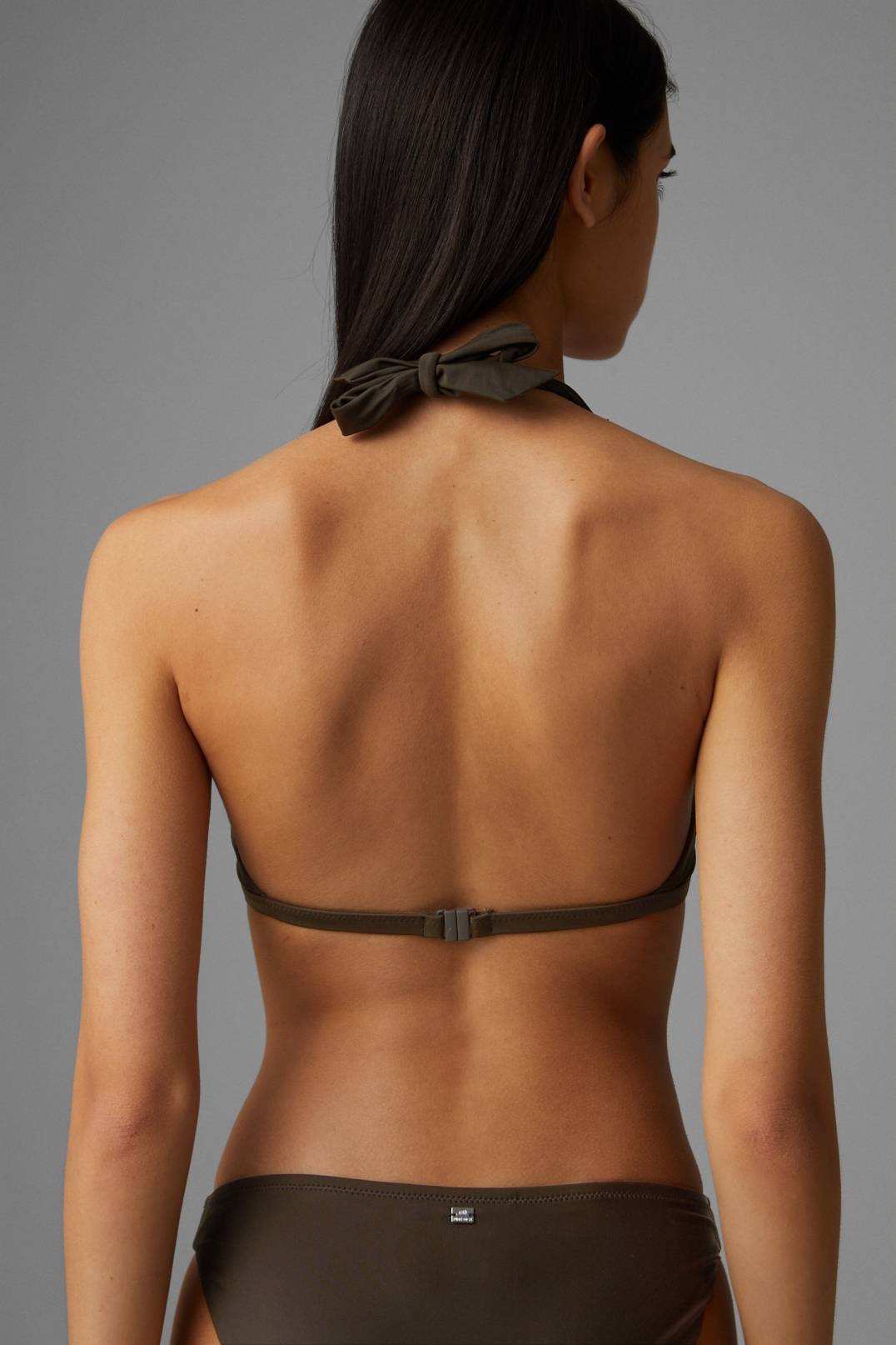 JASMIN BIKINI TOP IN DARK BROWN - 3