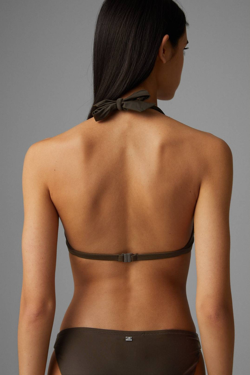 JASMIN BIKINI TOP IN DARK BROWN 3