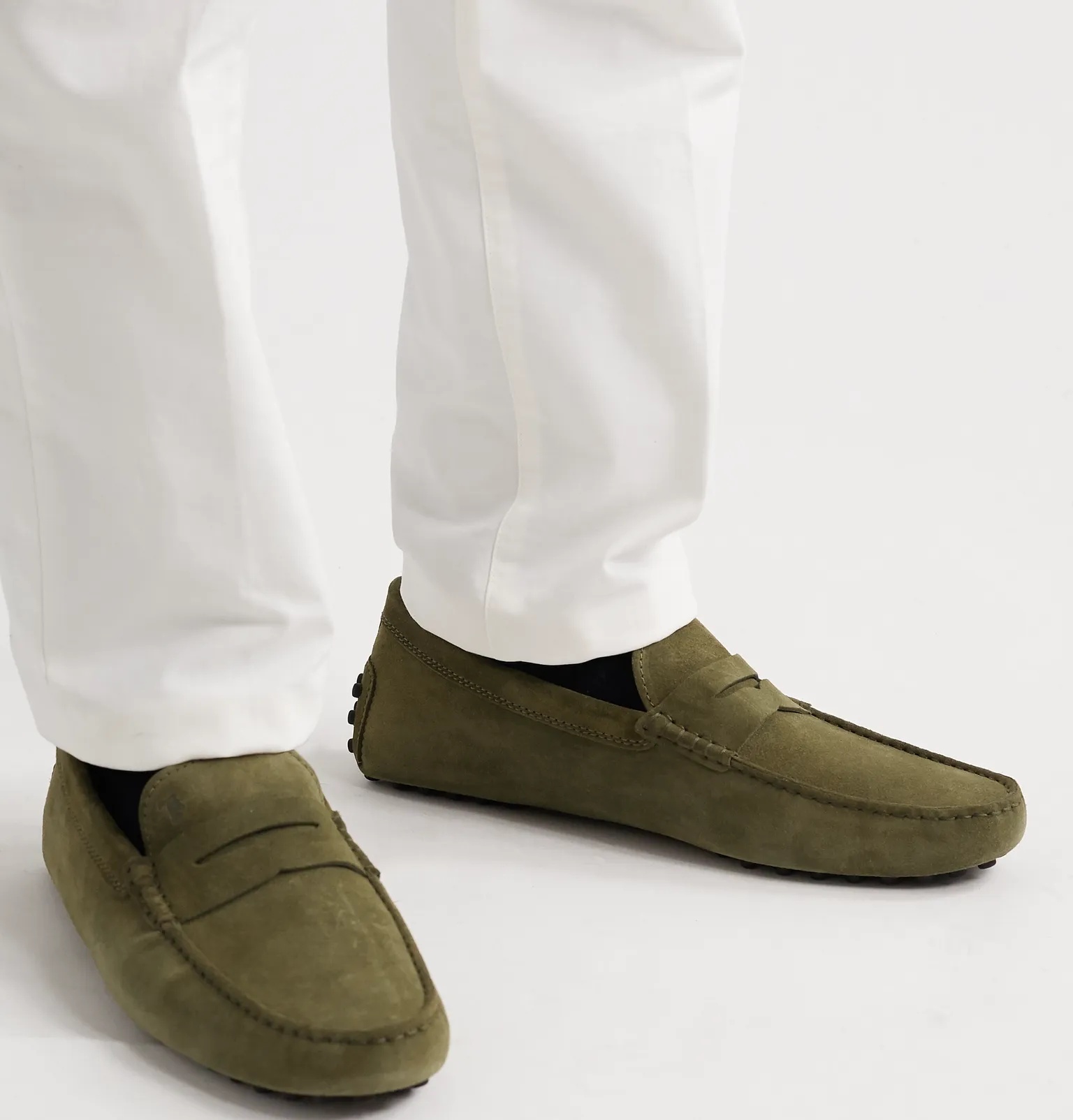 Gommino Suede Driving Shoes - 4