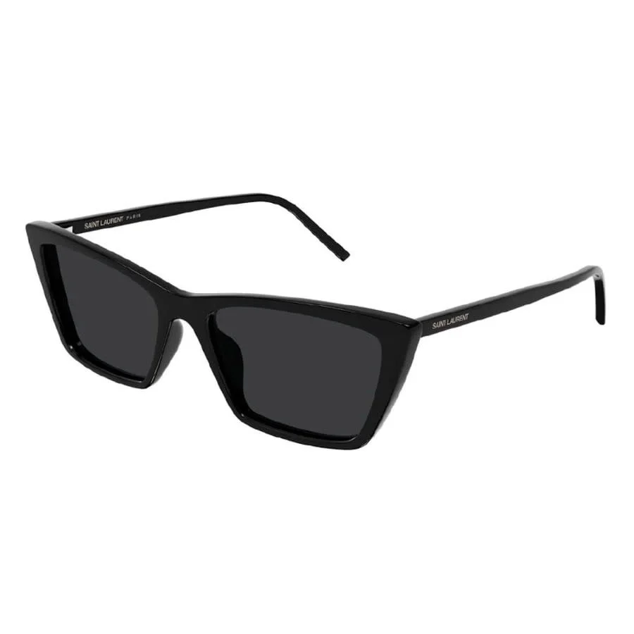 Saint Laurent Ladies Black Cat Eye Sunglasses SL737MICATHIN 001 - 1