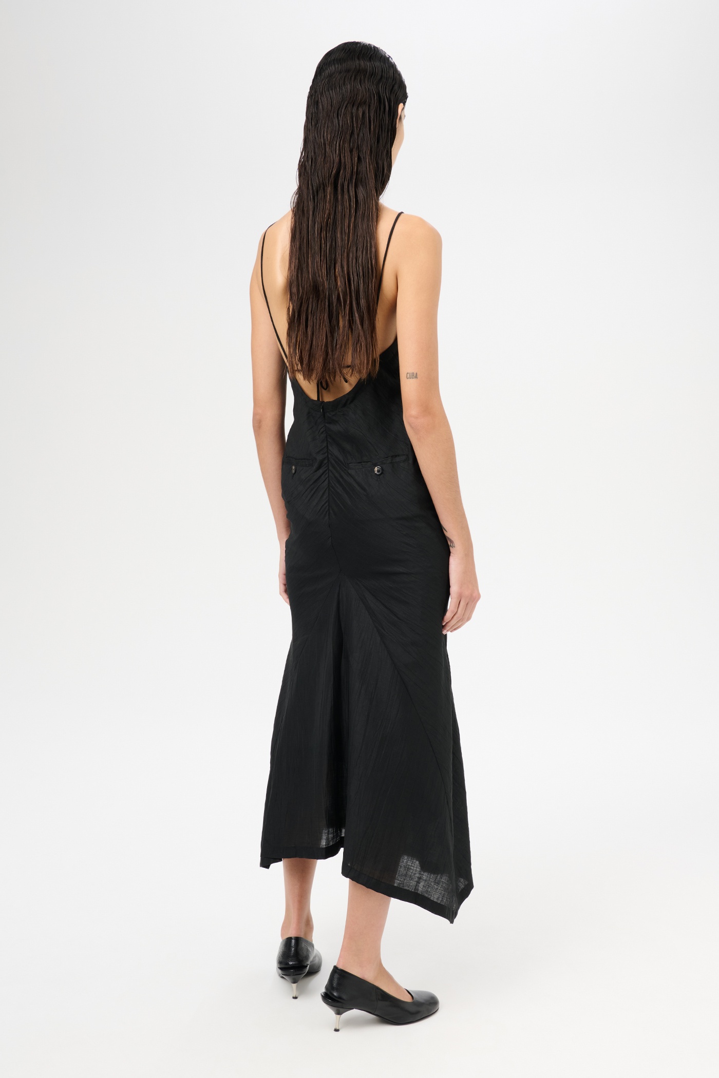 Naiad Dress Bohemian Black Forever Crinkle - 4