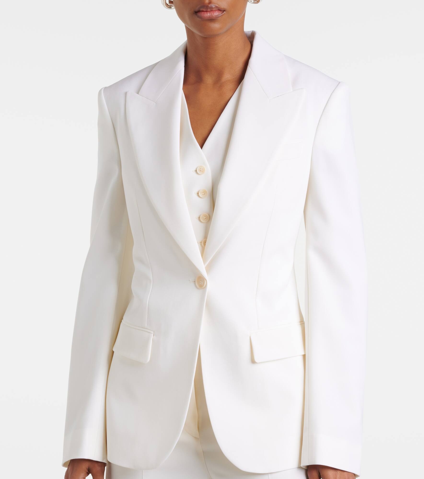 Wool-blend blazer - 4