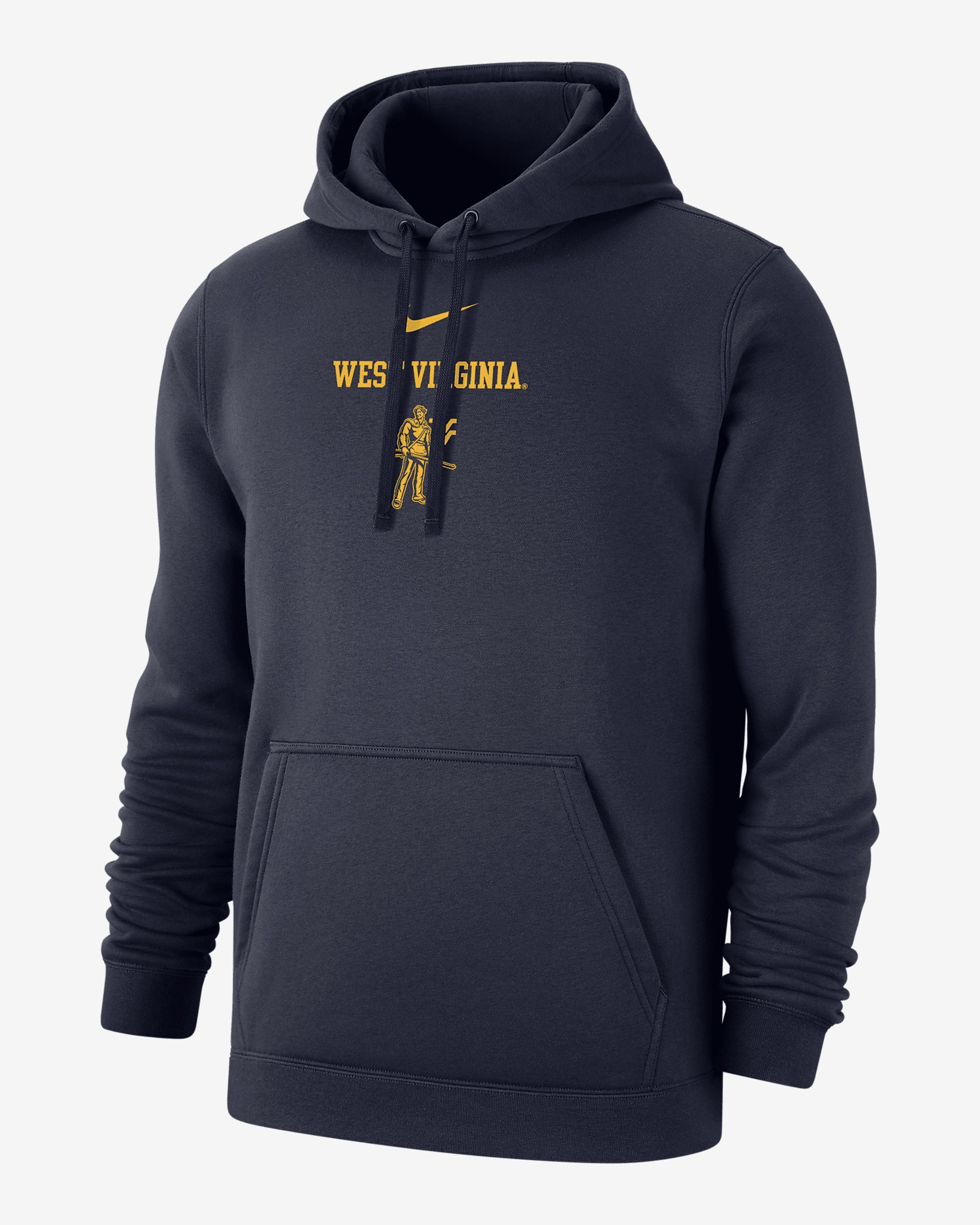 West Virginia Club Fleece Nike Men's College Hoodie - 1