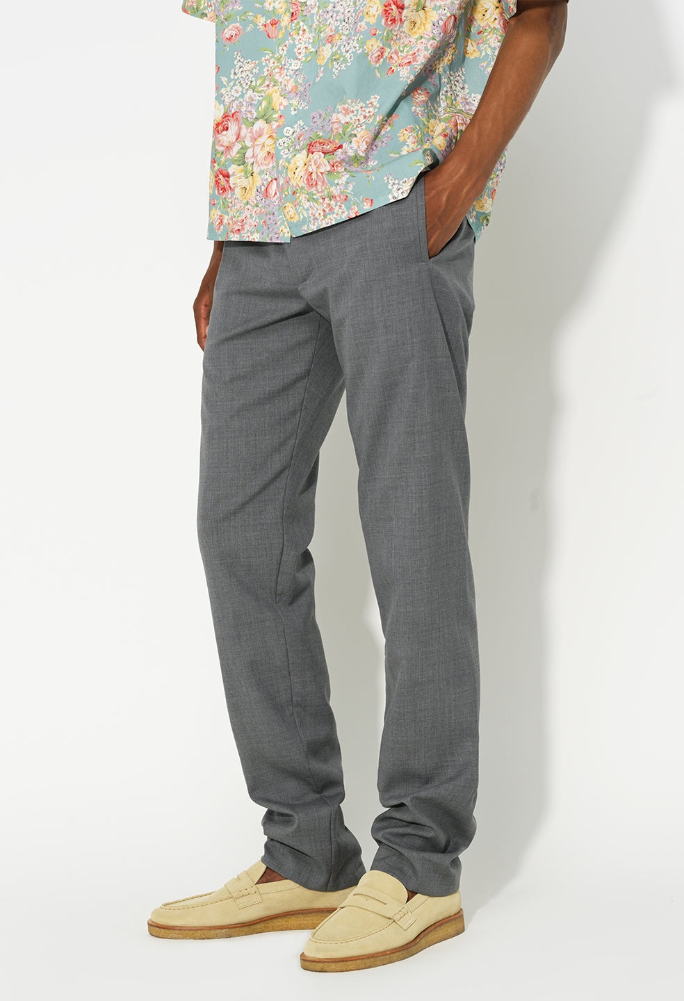 WOOL EASY TROUSER - 6