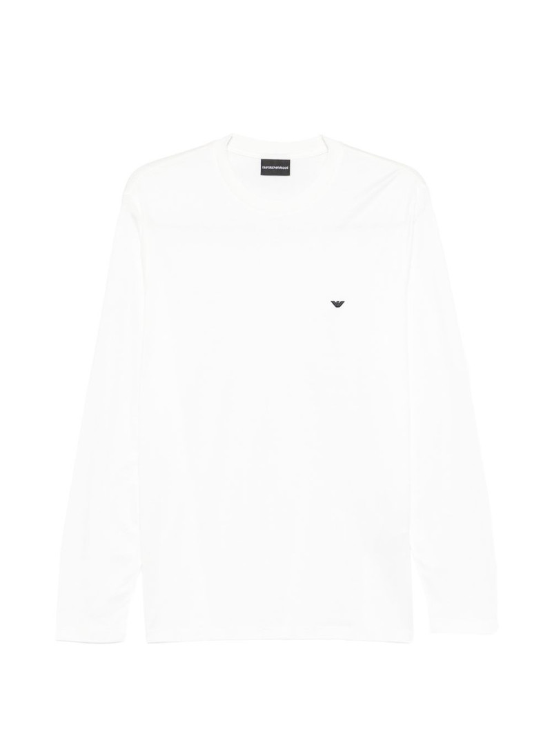 long-sleeved logo T-shirt 1