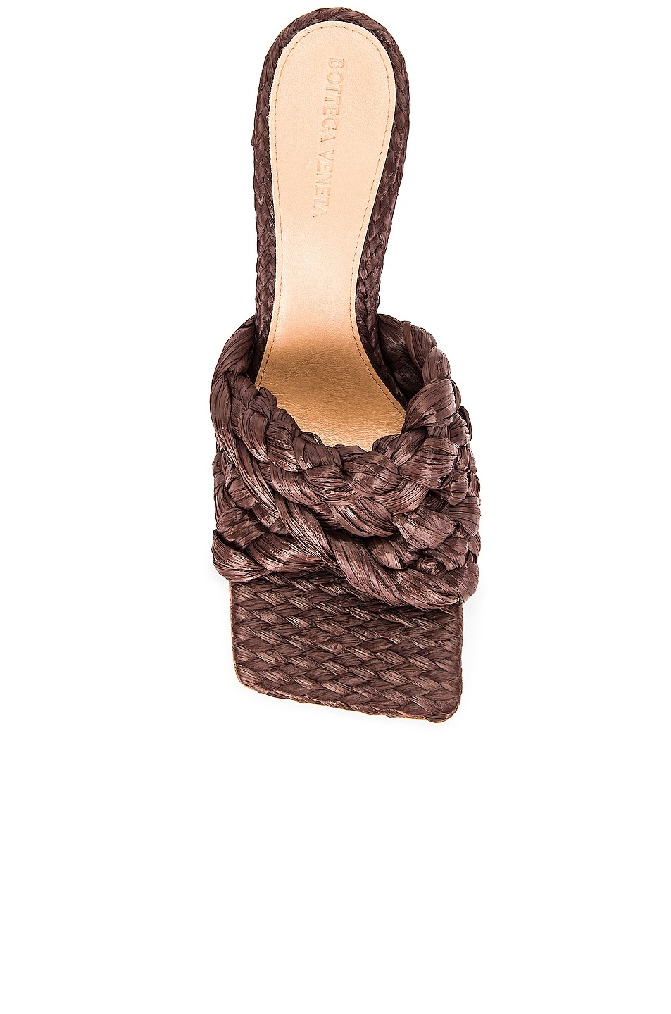 Raffia Stretch Mules - 4