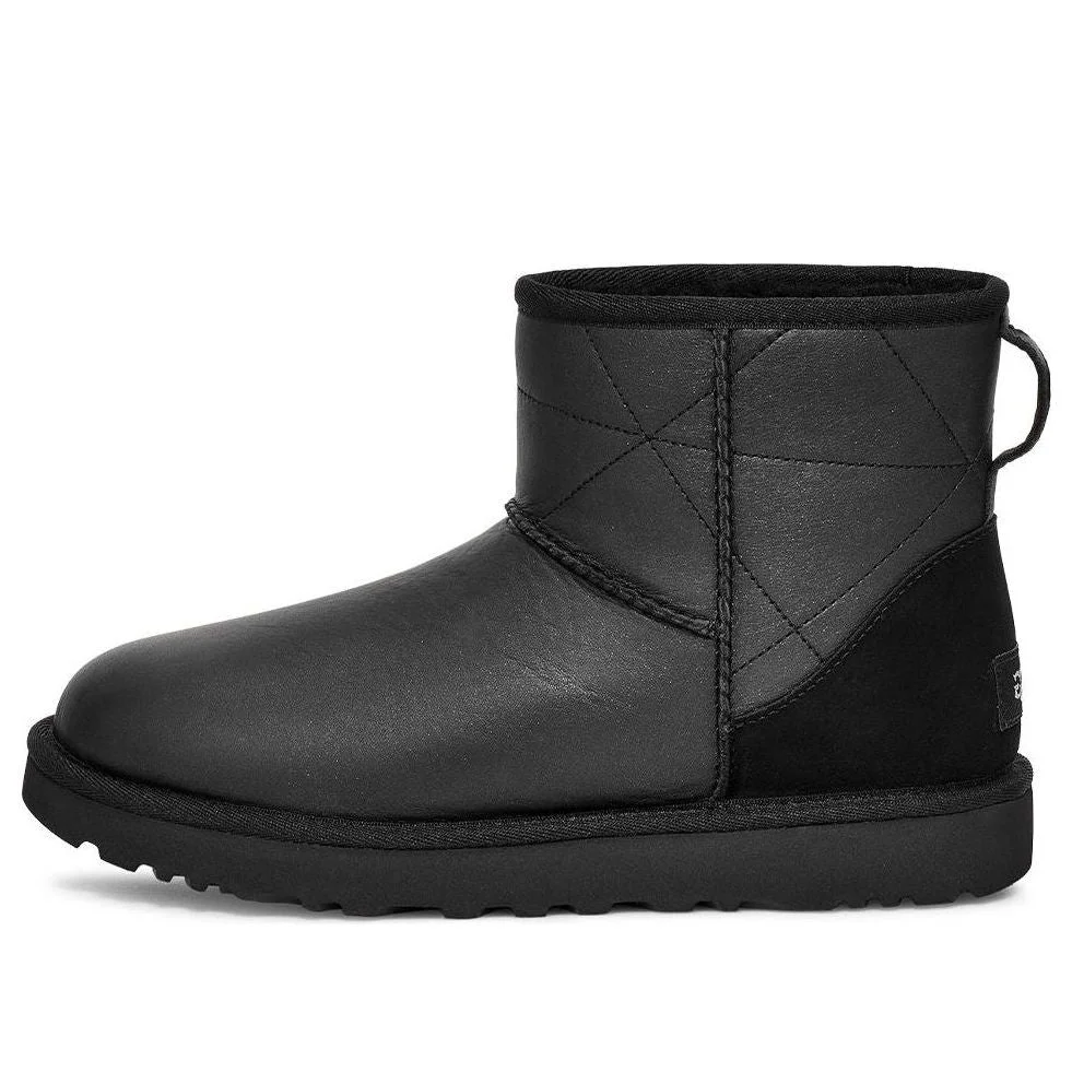 (WMNS) UGG Classic Mini Pearlized Boot 'Black' 1167313-BLK - 1