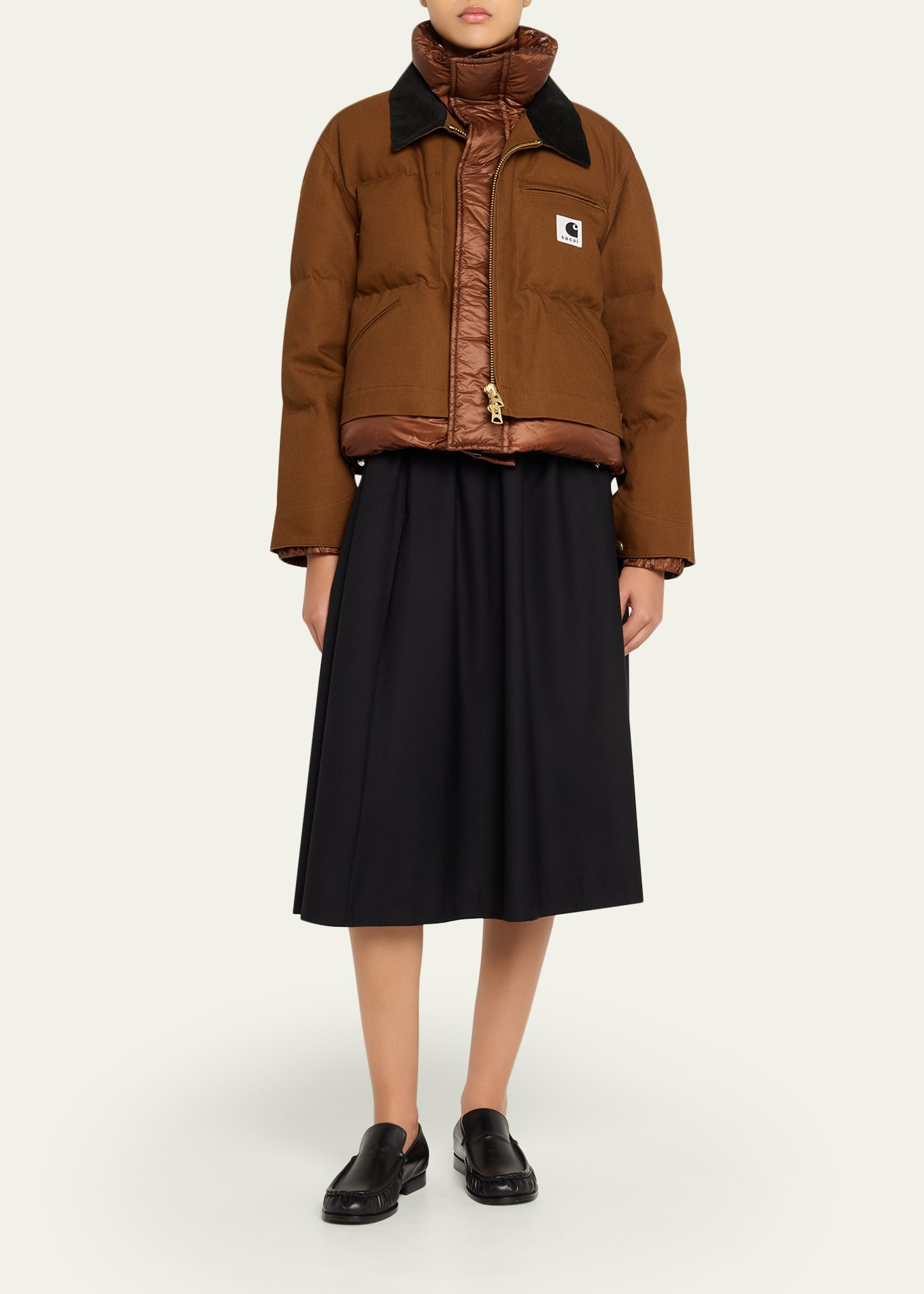 x Carhartt WIP Duck Puffer Barn Jacket - 2
