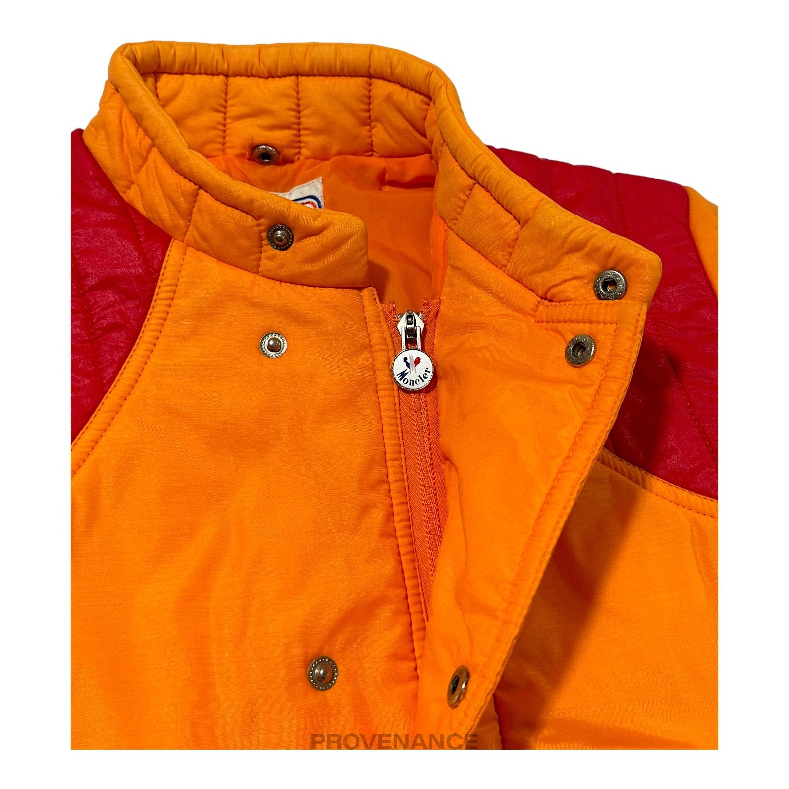 Moncler Light Ski Jacket Coat - Orange/Red - 6