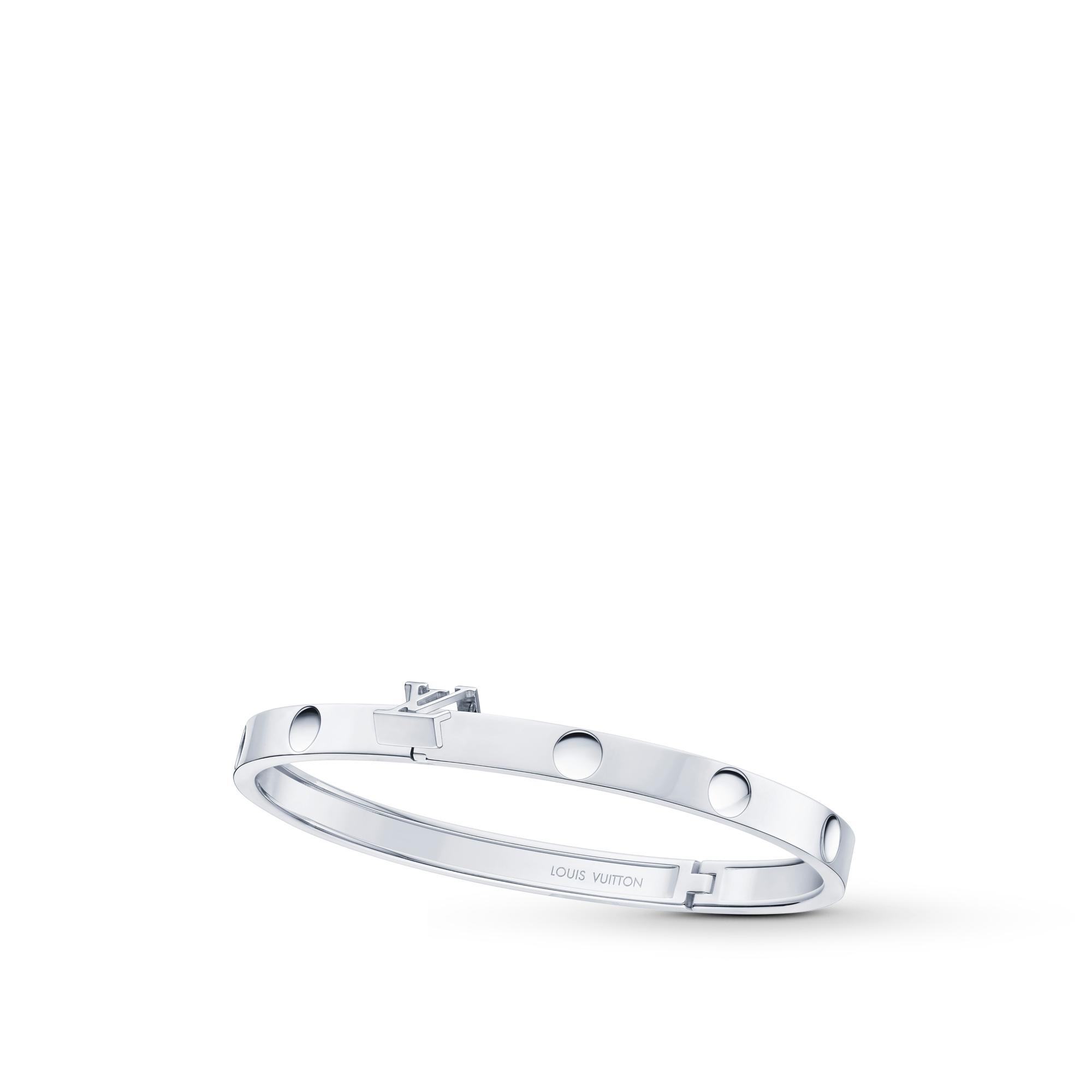 Empreinte Bangle, White Gold - 2