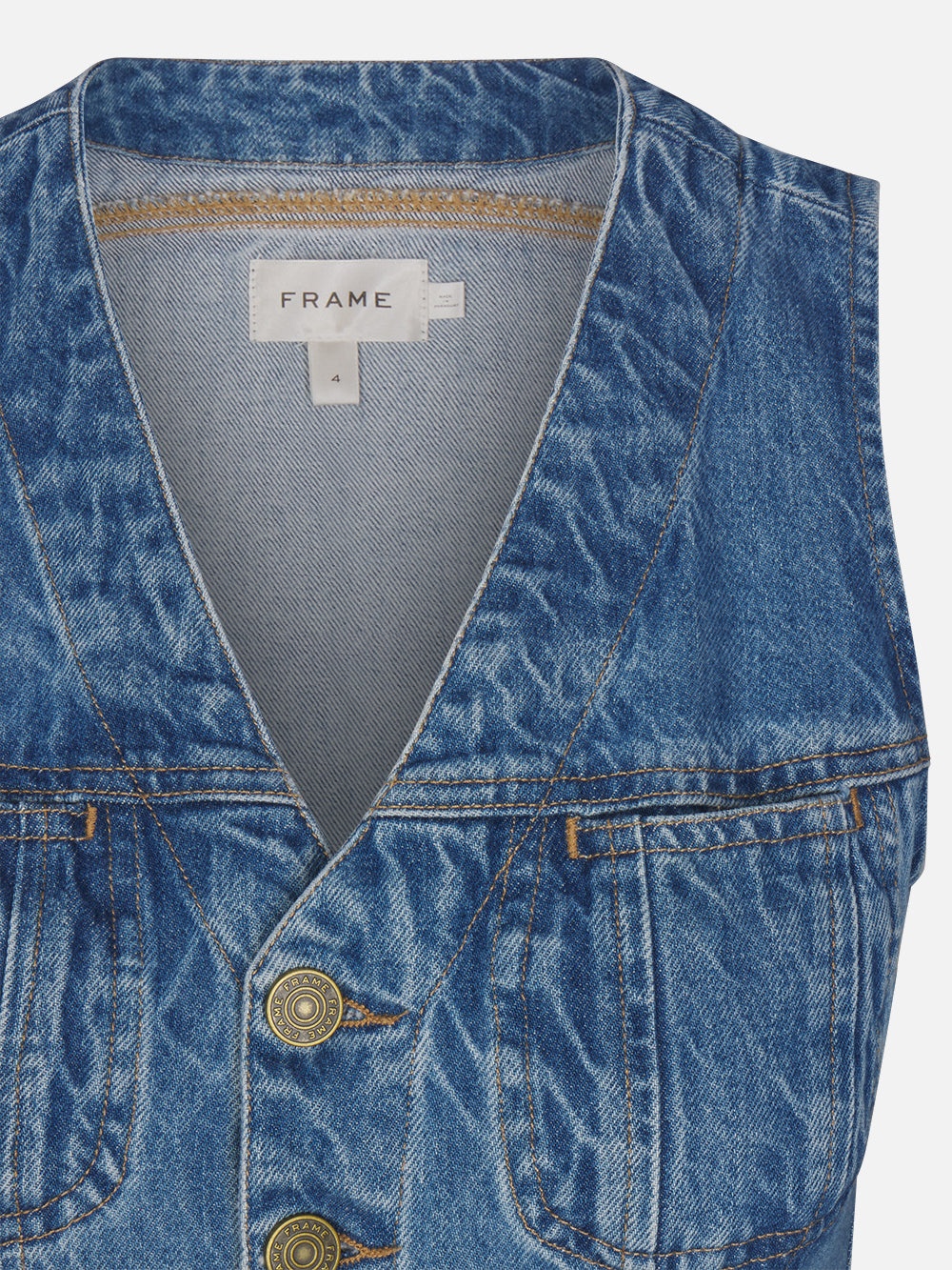 Sleeveless Trucker Pocket Dress in Delaware - 2