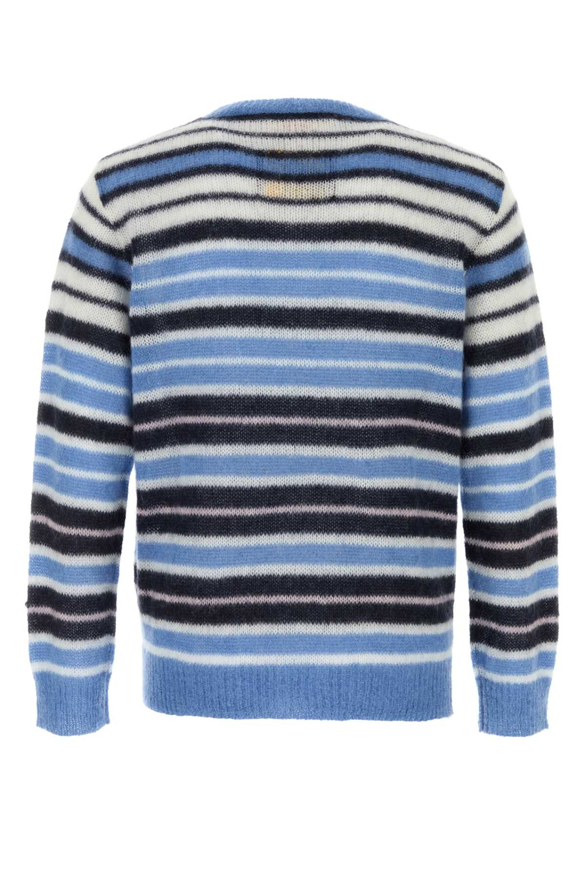 Marni Men Embroidered Mohair Blend Sweater - 2