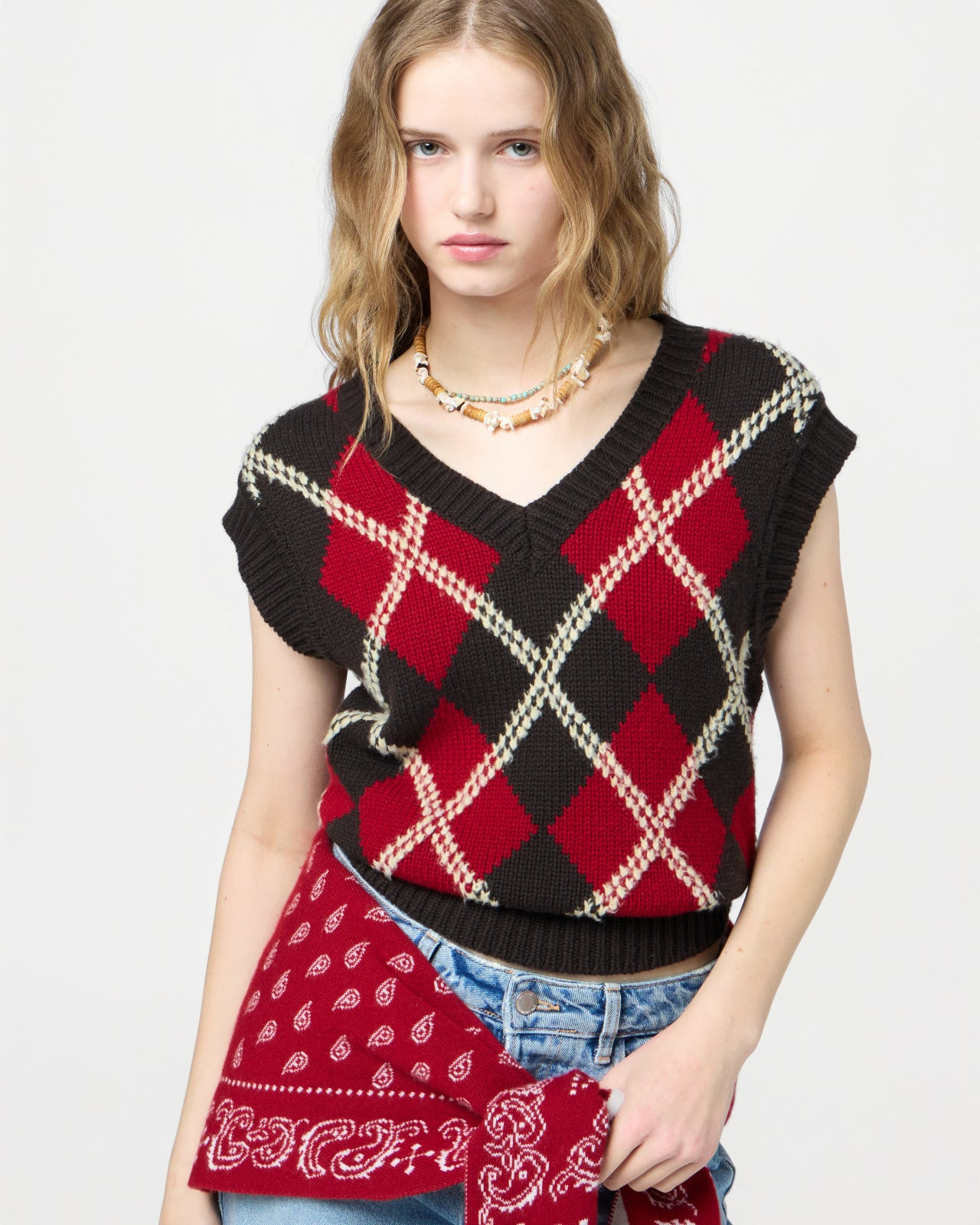 Argyle Vest - 5