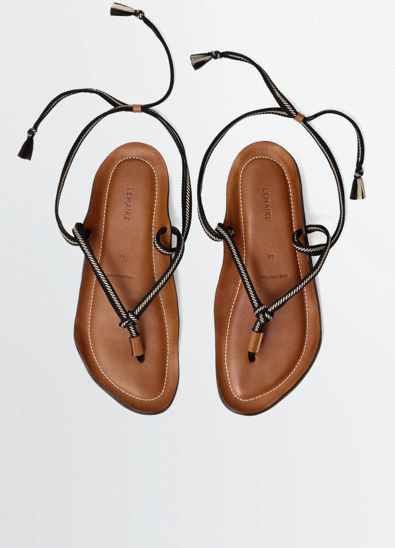 VIBRAM SANDALS IN LEATHER 5