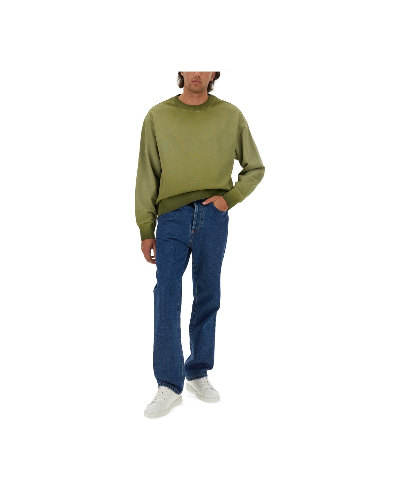 Washed Out Jersey Sweatshirt - 2