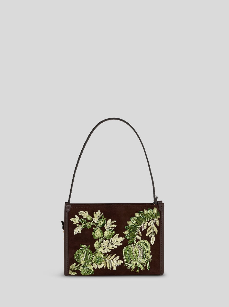 SUEDE POUCH WITH EMBROIDERY - 3