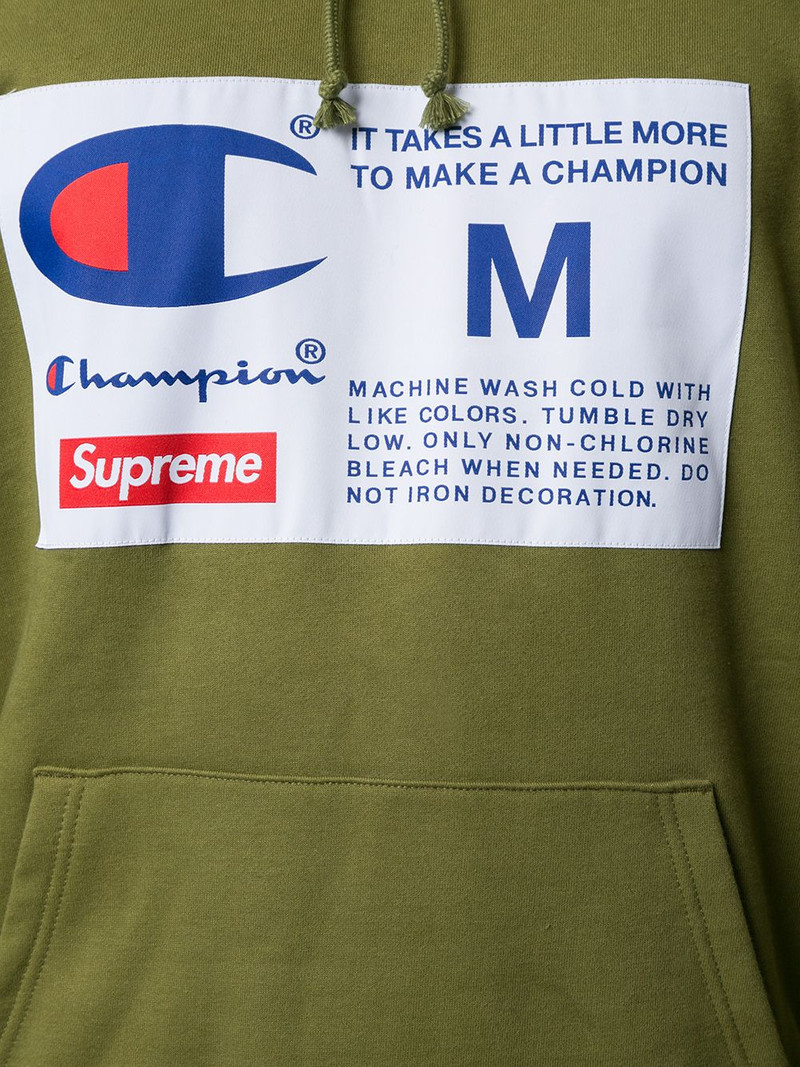 x Champion label hoodie 5