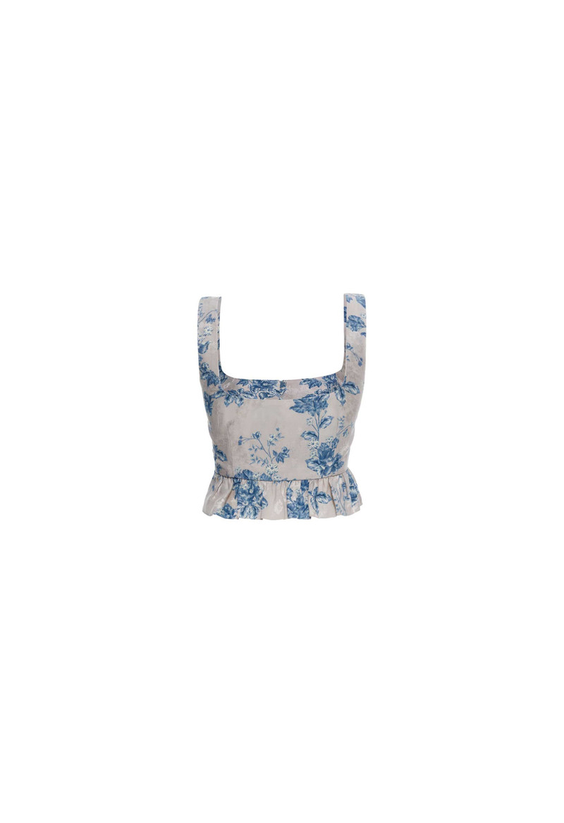 Eslabón Bougainvillea Cropped Top 3