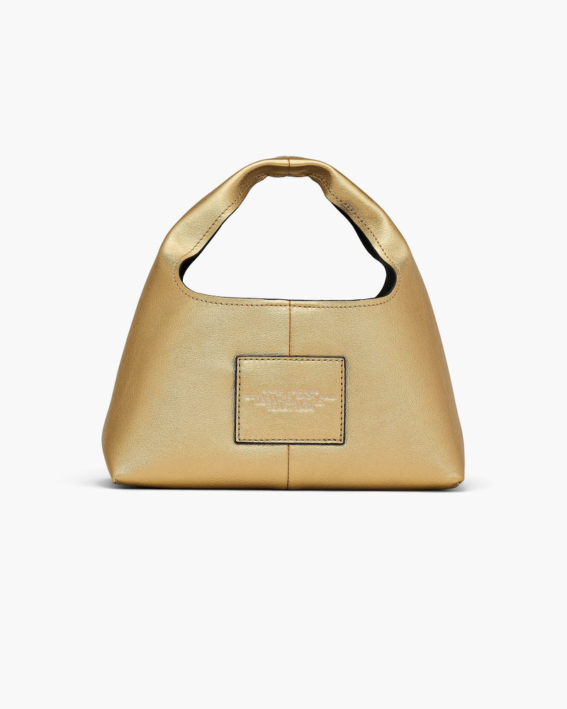 THE METALLIC LEATHER MINI SACK BAG 3