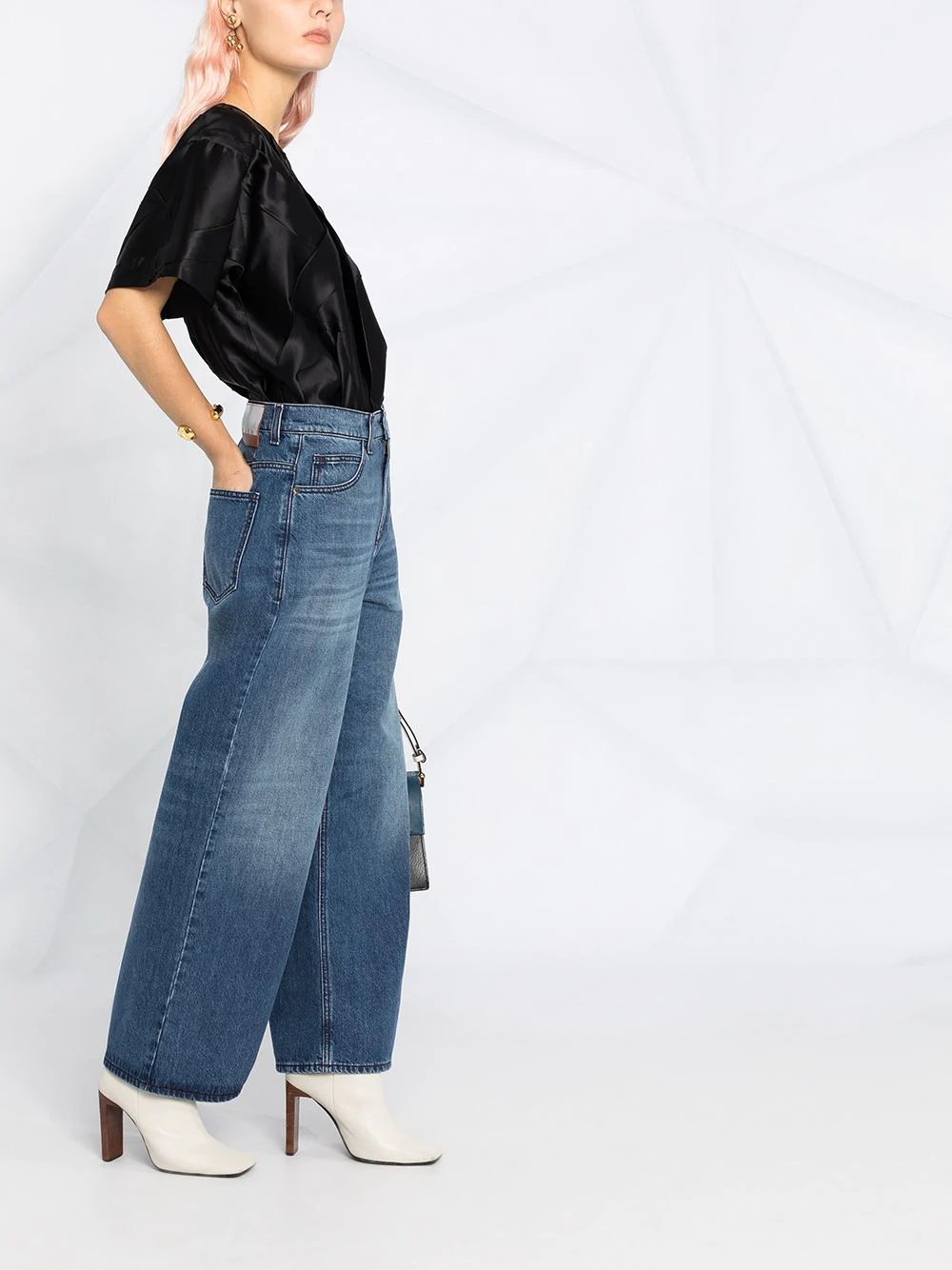 wide-leg jeans - 4