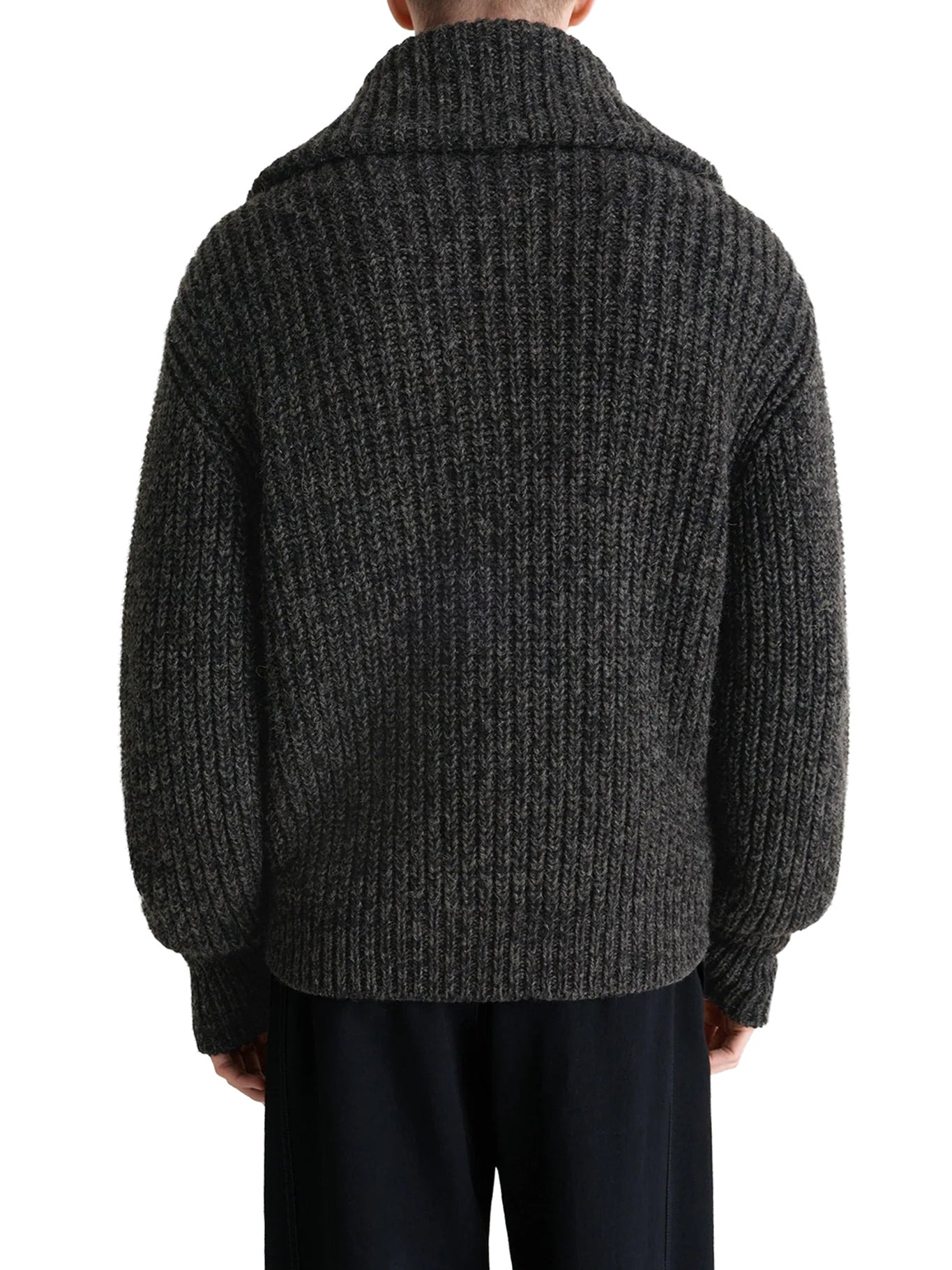 ALPACA ZIP-UP CARDIGAN - 4