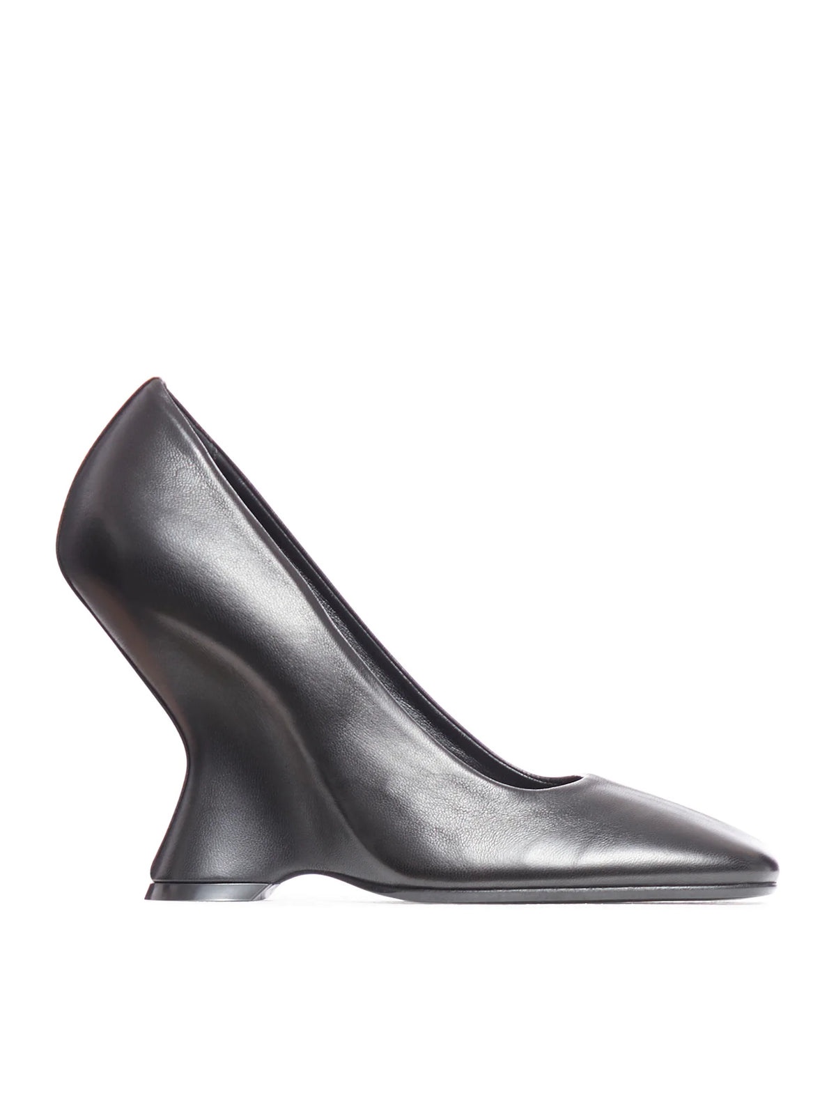 パンプス DRIES VAN NOTEN PUMPS WITH A WEDGE IN PRINTED LEATHER Dries Van Noten Pumps with a wedge in printed leather