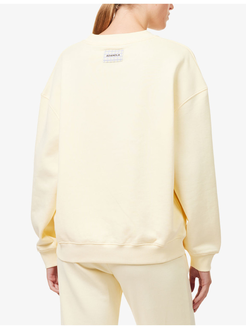 Retro Sport Oversized Cotton-Jersey Sweatshirt 4