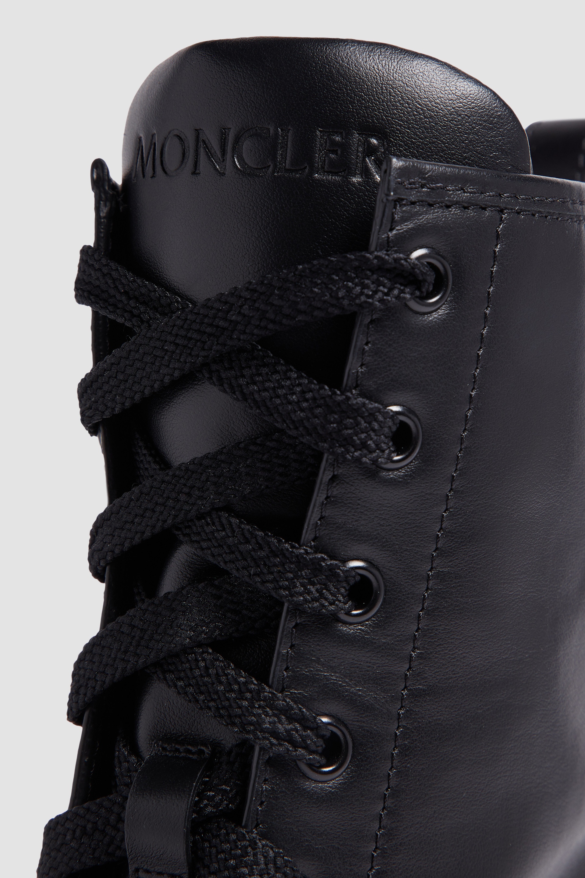 Gigi Leather Lace-Up Boots - 5