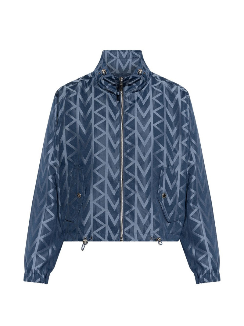 geometric-pattern zip jacket 1