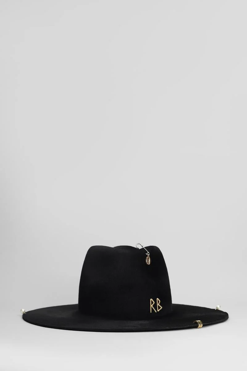 Ruslan Baginskiy Chain Strap Fedora Hats - 1