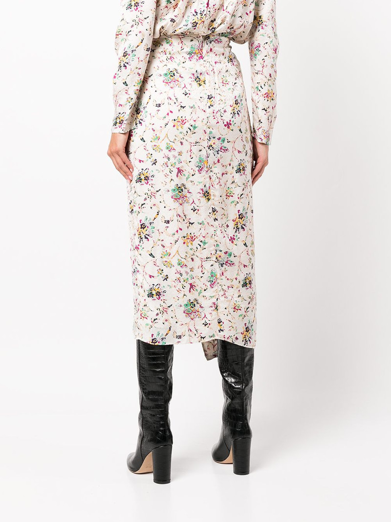 Berthe floral-print skirt 4