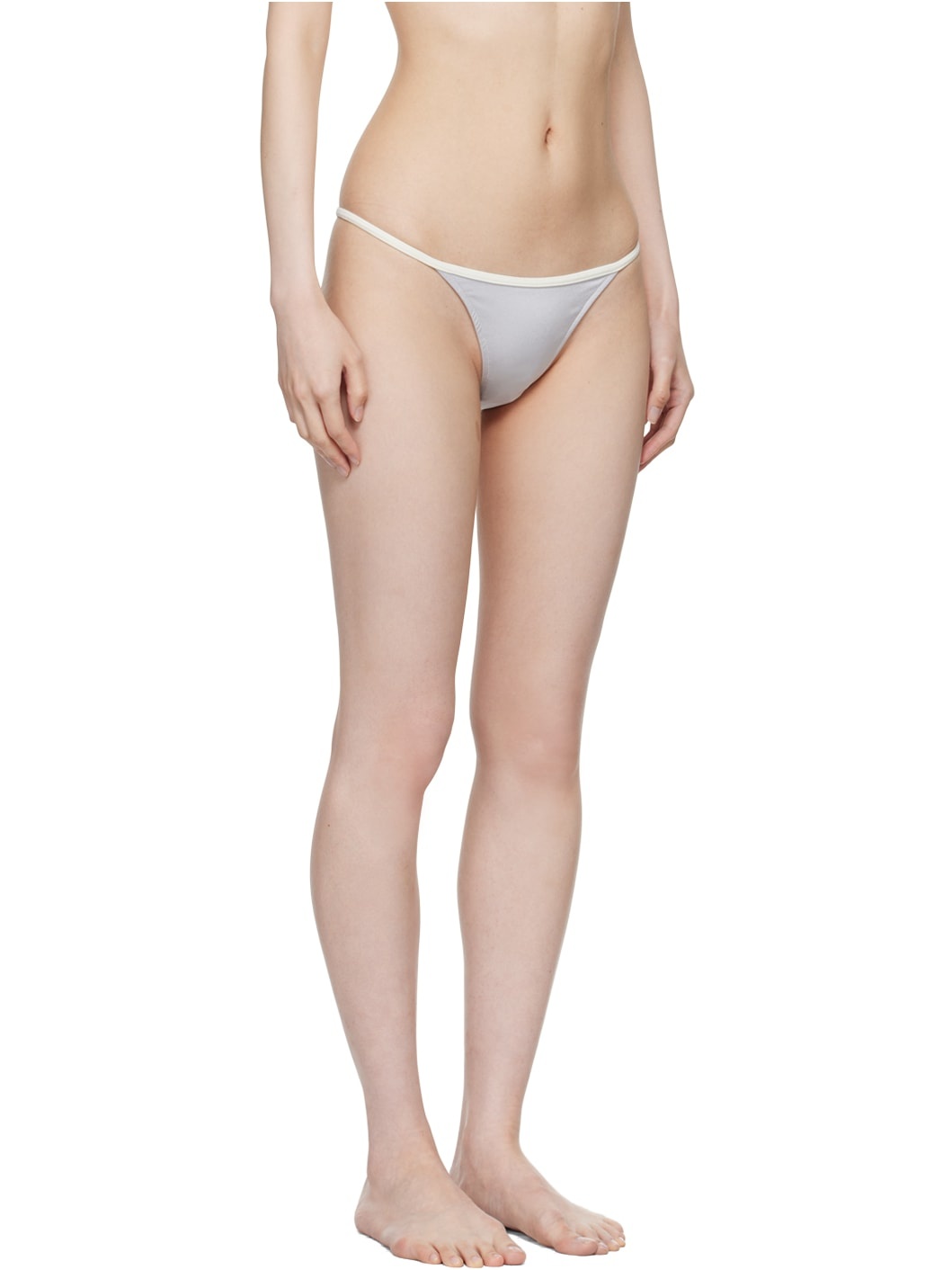 Gray Leiti Bikini Bottoms - 2