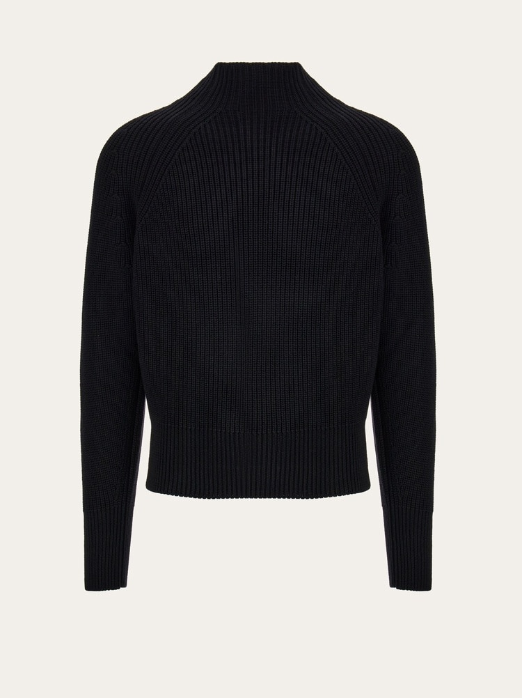 HIGH NECK SWEATER - 1