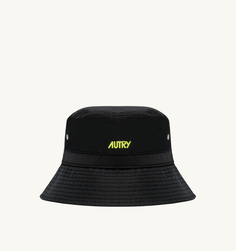 NYLON BUCKET HAT WITH EMBROIDERY LOGO UNISEX 1