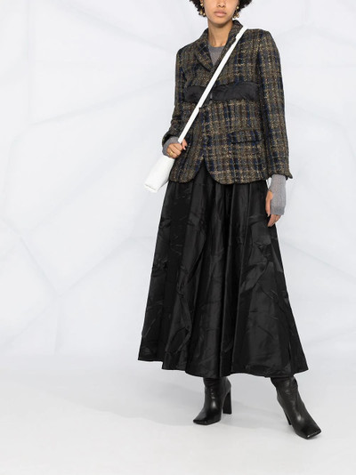 MM6 Maison Margiela wrinkled pleated skirt outlook