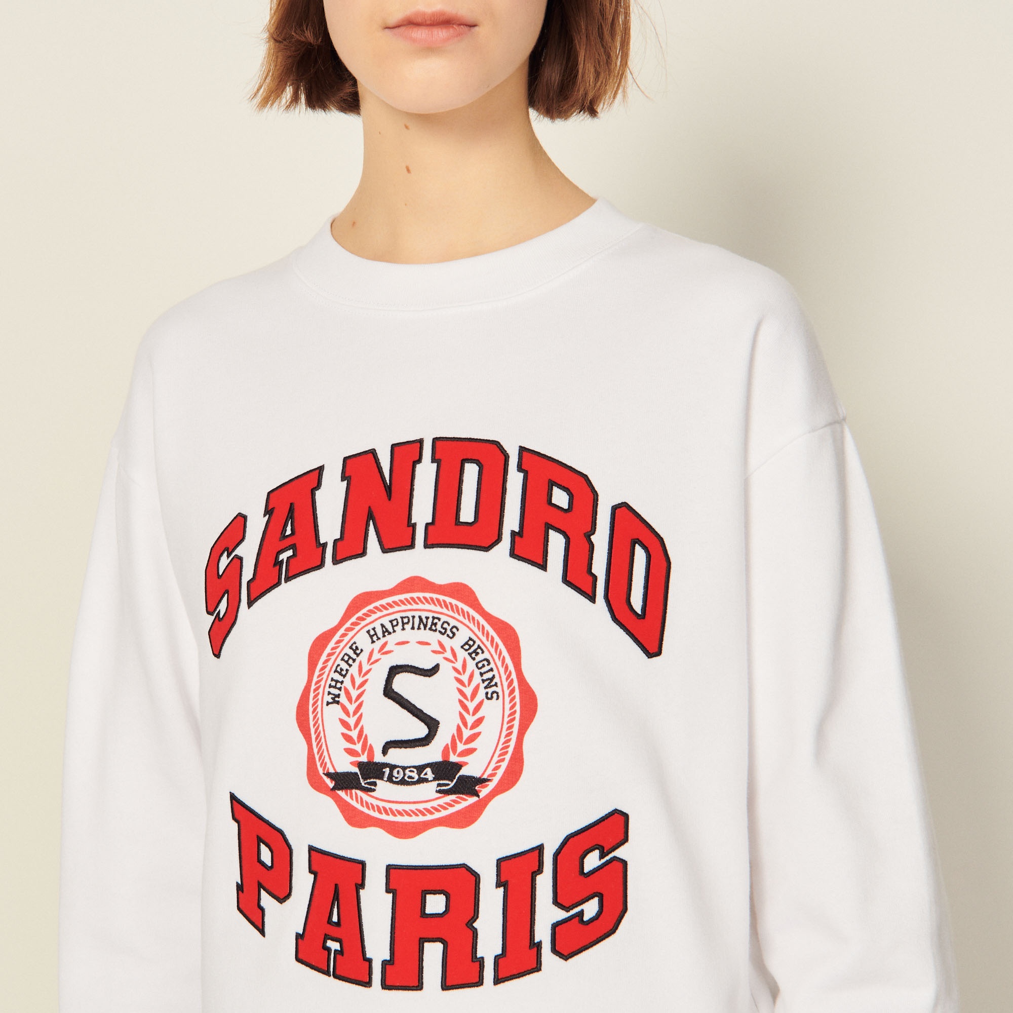 Printed organic cotton sweatshirt - 5