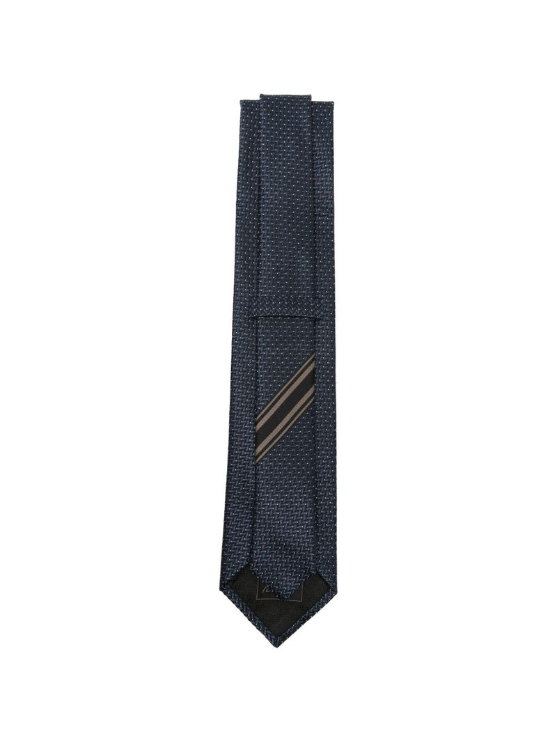 Brioni textured tie outlook