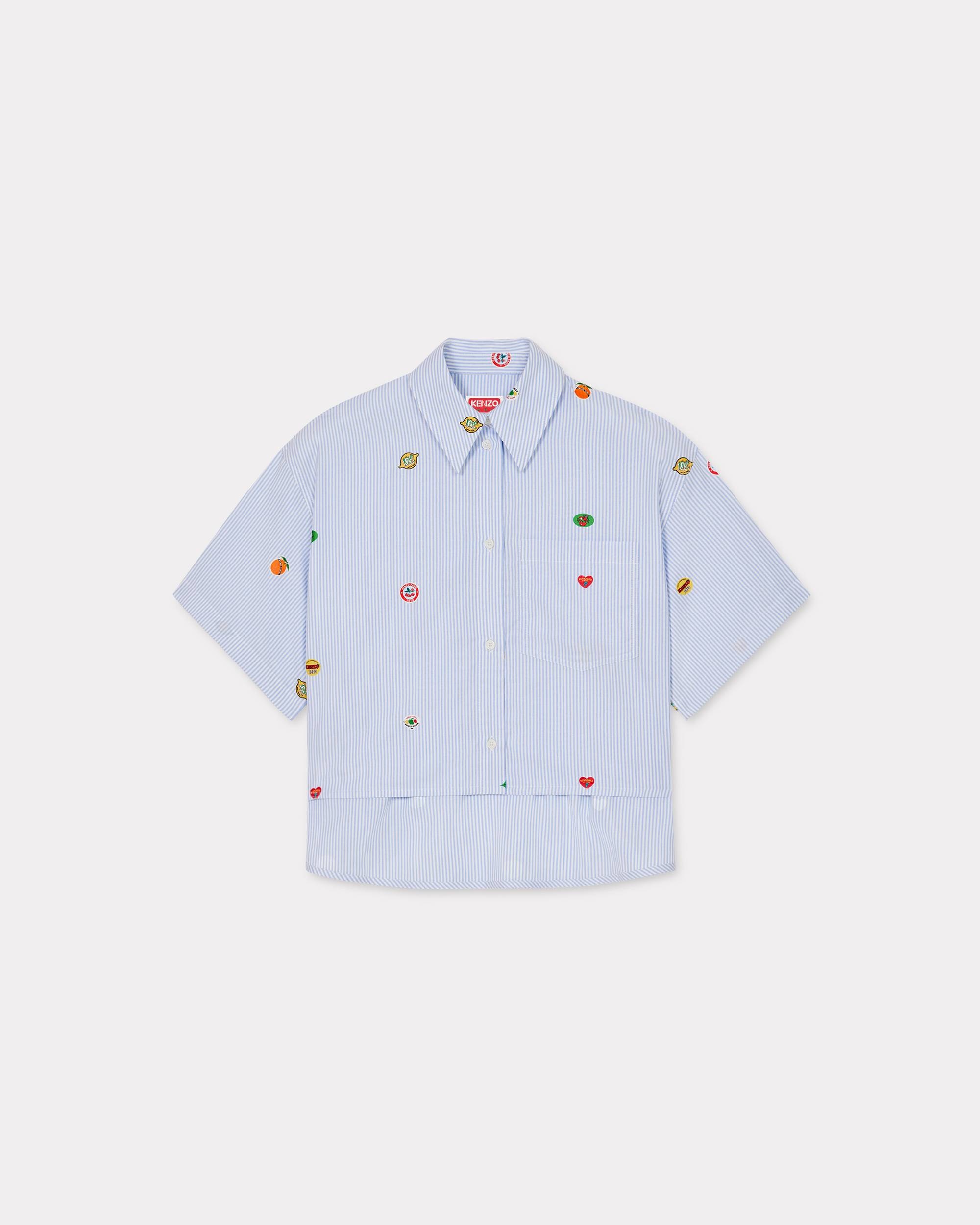 'KENZO Fruit Stickers' cropped shirt - 1