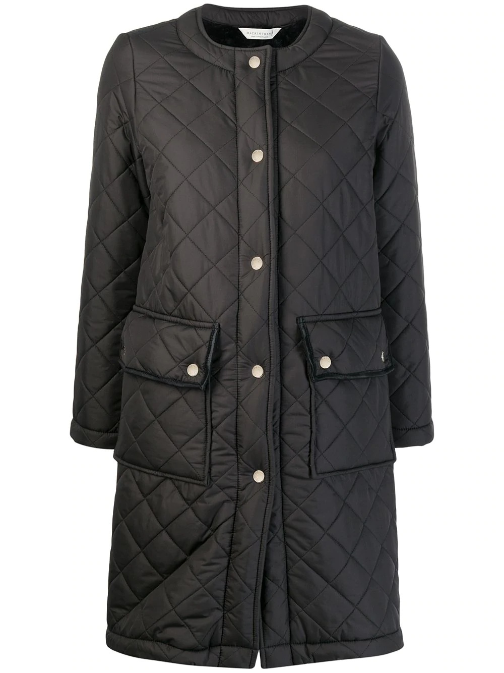 HUNA Black Quilted Coat | LQ-1006 - 1