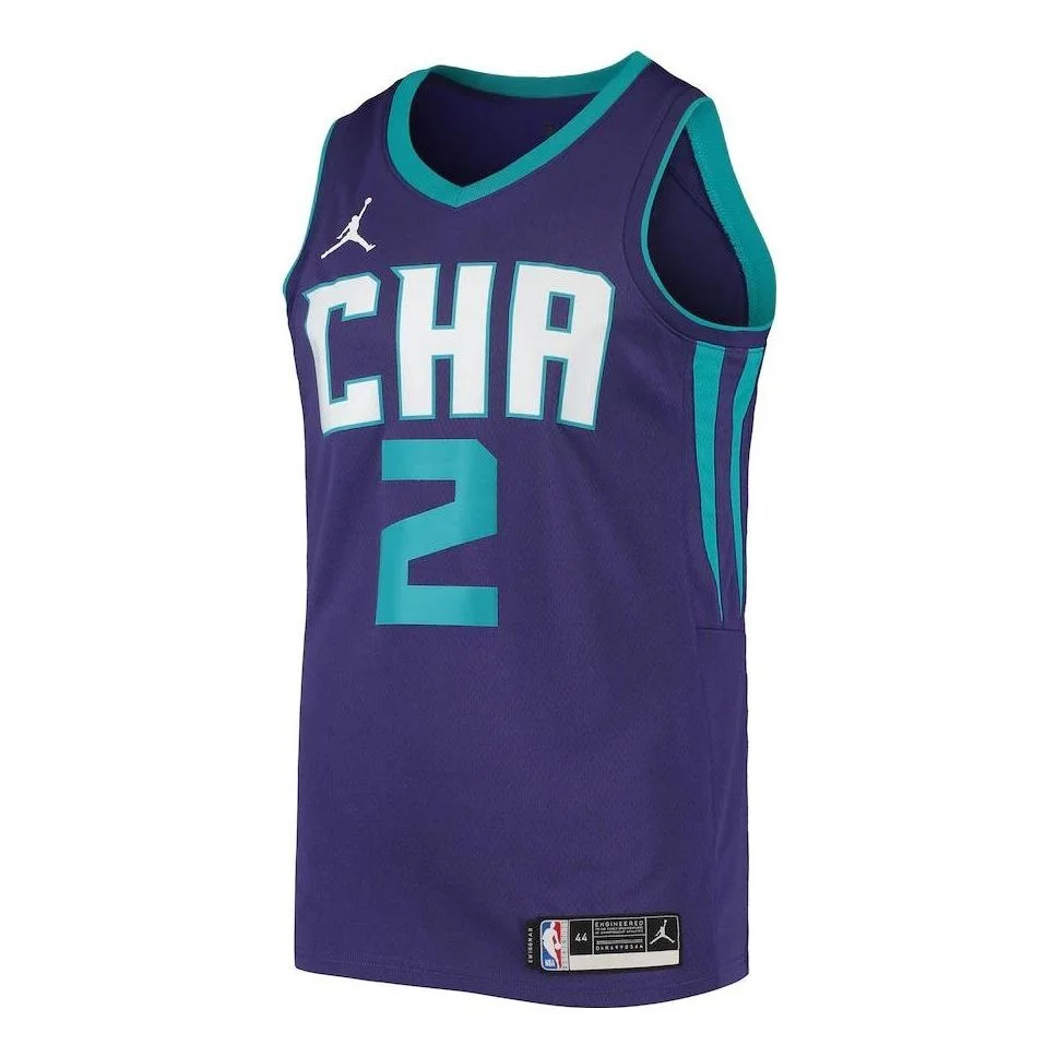 Air Jordan x NBA Charlotte Hornets Jerseys 'Lamelo Ball 2' CV9471-572 - 1