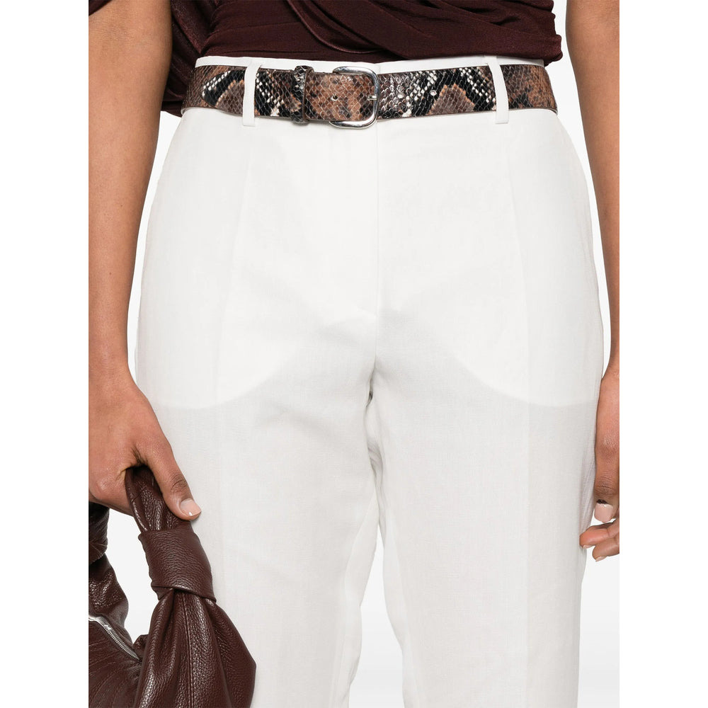 Sportmax White Trousers - Tapered Trousers Women - 2